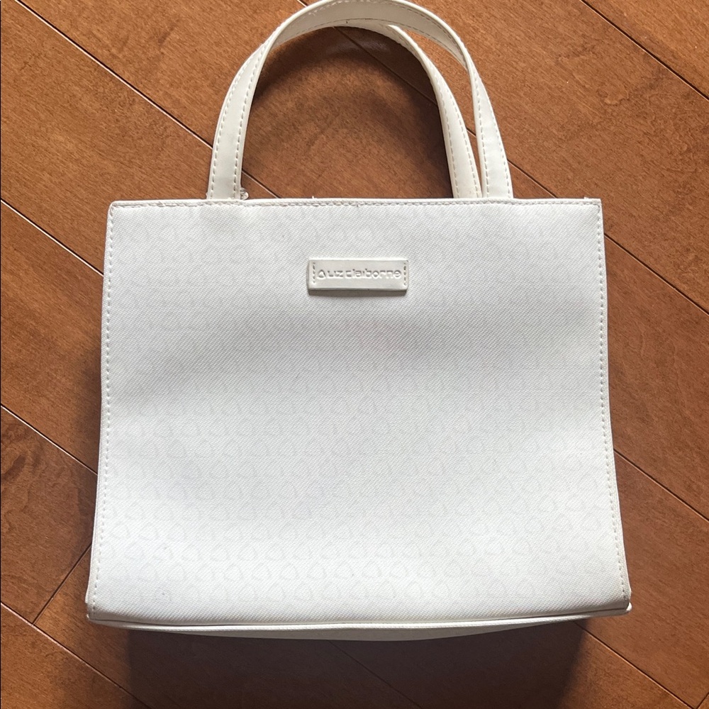 Liz Claiborne off white Vintage Handbag Bag - Picture 1 of 5